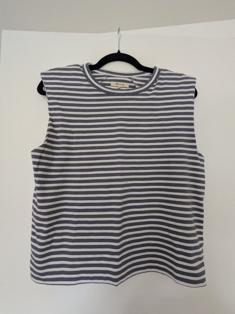 Madewell Structured Muscle Tee Striped, Small